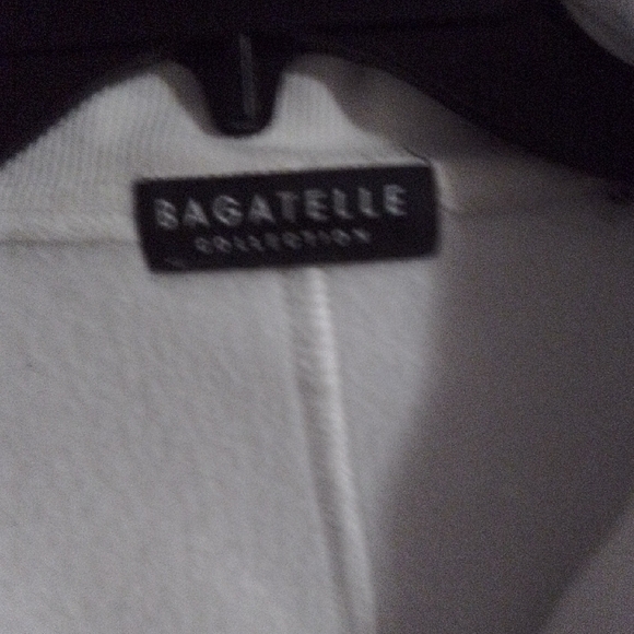 White Hoodie Sweater - Picture 2 of 3